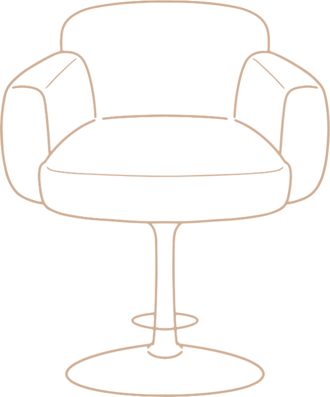 Hairsalon Chair Colorful