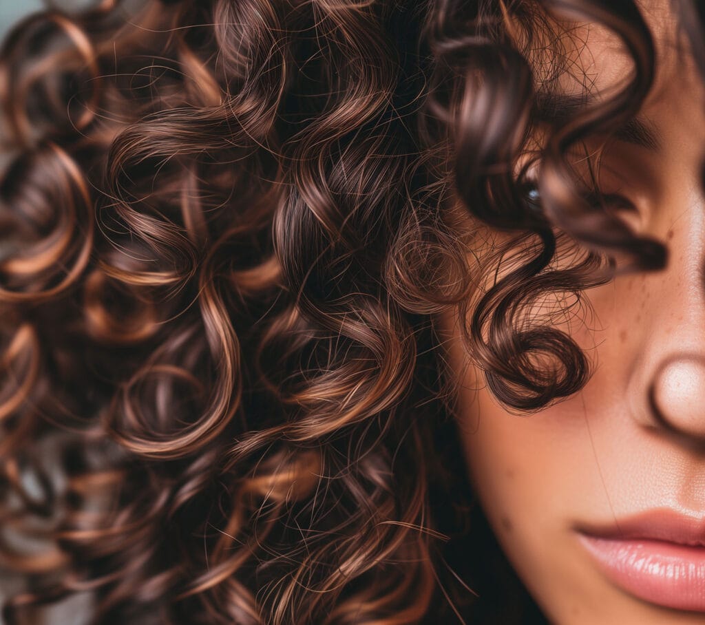 Curly hair cut and styling at Koukla Hair Studio, Niddrie