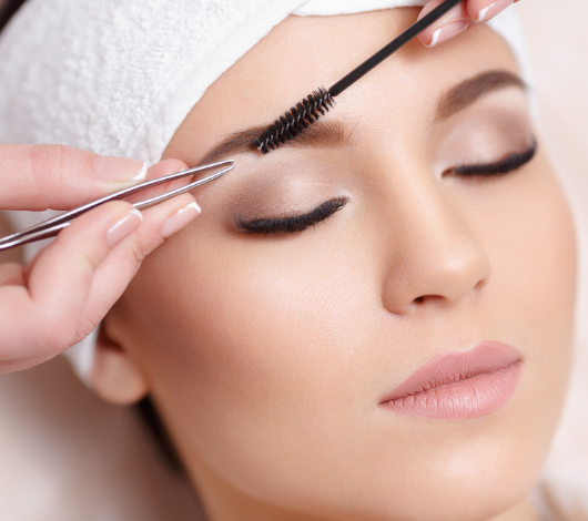 Eyebrow beauty treatment at Koukla Hair Studio, Niddrie