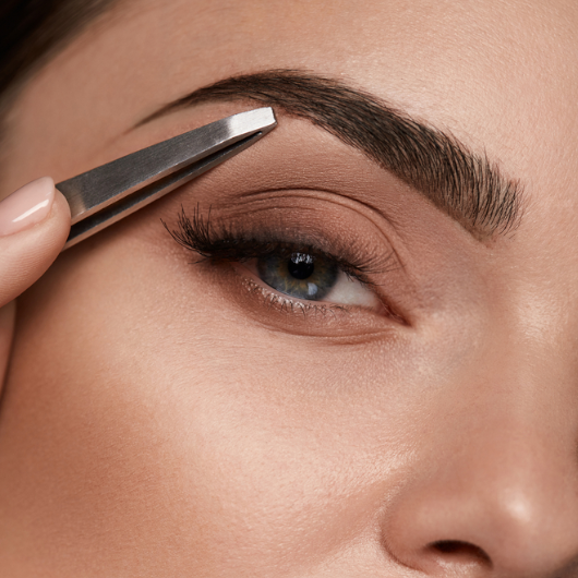 Brow shaping result at Koukla Hair Studio, Niddrie