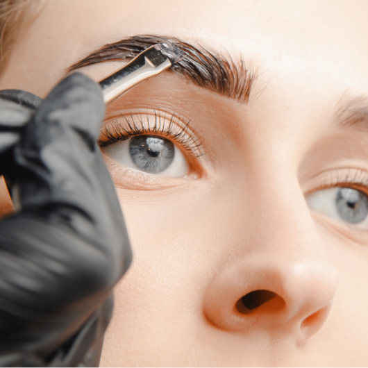 Eyebrow tinting at Koukla Hair Studio, Niddrie